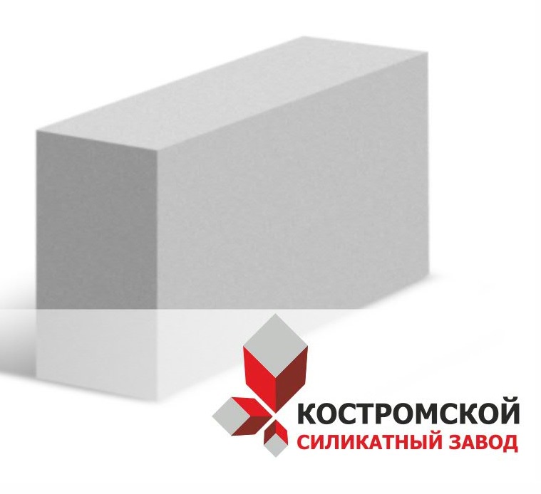 Стеновой газобетонный блок Костромской СЗ, D500,  600х200-400х250 мм